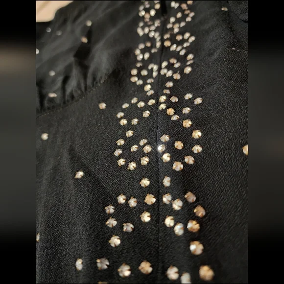 1930s -40s Vintage Rayon Crepe Gown - Picture 13 of 14